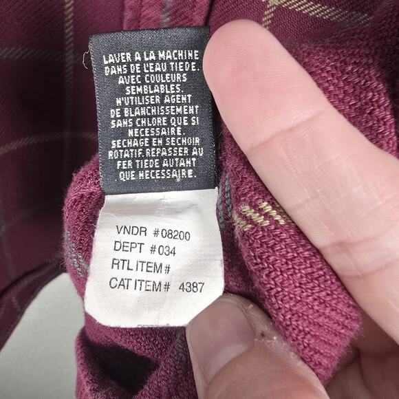 Eddie Bauer Flannel Plaid Size XL Western Outdoor - Picture 5 of 7